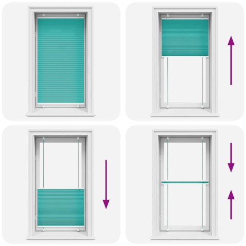 ROLETA PLISOWANA ZIELONY BENZYNA 80X150CM SZEROKOŚĆ TKANINY