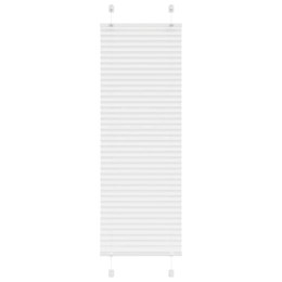 ROLETA PLISOWANA BIAŁA 40X100CM SZEROKOŚĆ TKANINY 39,4CM