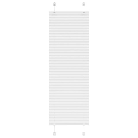 ROLETA PLISOWANA BIAŁA 50X100CM SZEROKOŚĆ TKANINY 49,4CM