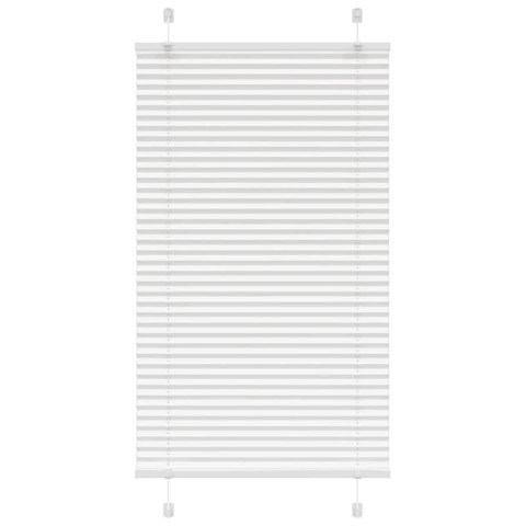 ROLETA PLISOWANA BIAŁA 75X100CM SZEROKOŚĆ TKANINY 74,4CM