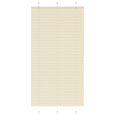 ROLETA PLISOWANA KREMOWA 105X200CM SZEROKOŚĆ TKANINY 104,4CM
