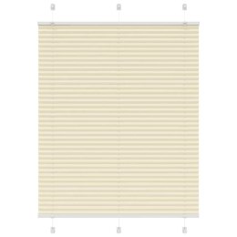 ROLETA PLISOWANA KREMOWA 110X150CM SZEROKOŚĆ TKANINY 109,4CM