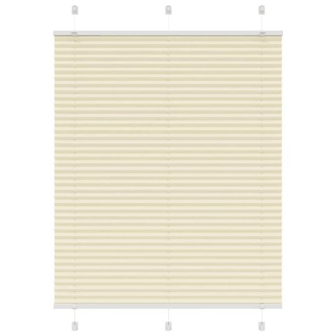 ROLETA PLISOWANA KREMOWA 110X150CM SZEROKOŚĆ TKANINY 109,4CM