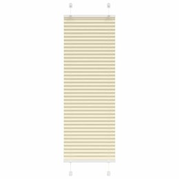 ROLETA PLISOWANA KREMOWA 45X150CM SZEROKOŚĆ TKANINY 44,4CM