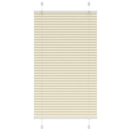 ROLETA PLISOWANA KREMOWA 75X150CM SZEROKOŚĆ TKANINY 74,4CM