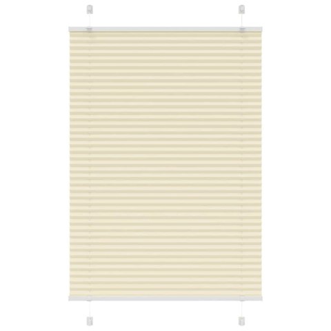 ROLETA PLISOWANA KREMOWA 85X150CM SZEROKOŚĆ TKANINY 84,4CM