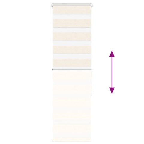 ROLETA ZEBRA 50X150CM SZEROKOŚĆ TKANINY 45,9CM POLIESTER