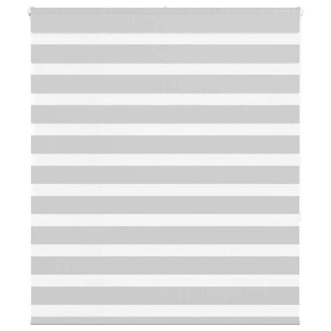 ROLETA ZEBRA JASNOSZARA SZEROKOŚĆ TKANINY 125,9CM POLIESTER