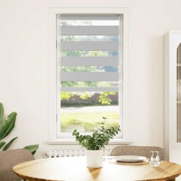 ROLETA ZEBRA JASNOSZARA SZEROKOŚĆ TKANINY 55,9CM POLIESTER