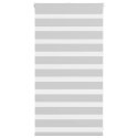 ROLETA ZEBRA JASNOSZARA SZEROKOŚĆ TKANINY 80,9CM POLIESTER