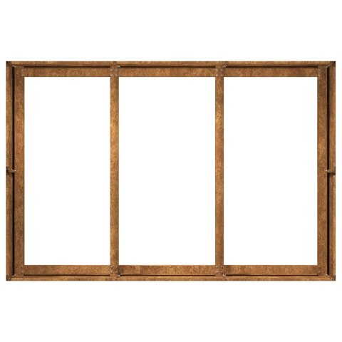 DONICZKA RUSTY 120X80X40CM STAL NIERDZEWNA