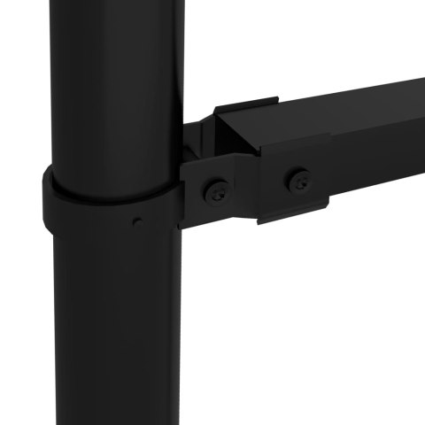 PANELE OGRODZENIOWE Z GROTAMI STAL (1,25-1,5)X 15,3M CZARNE