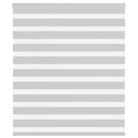 ROLETA ZEBRA JASNOSZARA SZEROKOŚĆ TKANINY 115,9CM POLIESTER