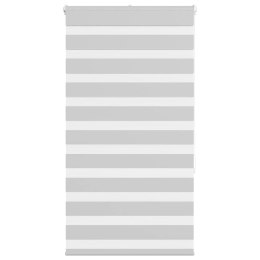 ROLETA ZEBRA JASNOSZARA SZEROKOŚĆ TKANINY 65,9CM POLIESTER