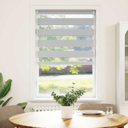 ROLETA ZEBRA JASNOSZARA SZEROKOŚĆ TKANINY 65,9CM POLIESTER