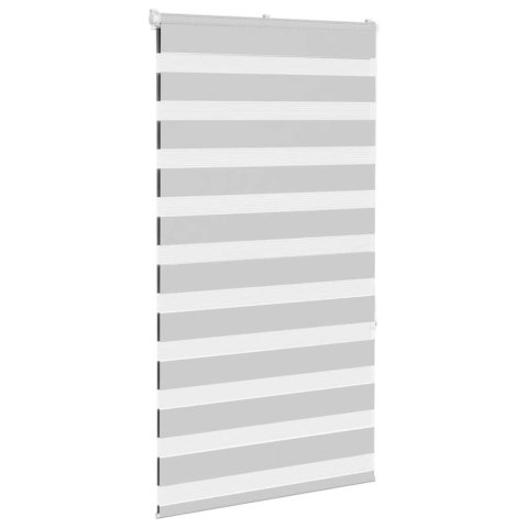 ROLETA ZEBRA JASNOSZARA SZEROKOŚĆ TKANINY 80,9CM POLIESTER