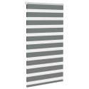 ROLETA ZEBRA CIEMNOSZARA SZEROKOŚĆ TKANINY 75,9CM POLIESTER