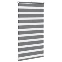 ROLETA ZEBRA CIEMNOSZARA SZEROKOŚĆ TKANINY 75,9CM POLIESTER