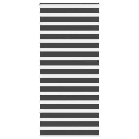 ROLETA ZEBRA CZARNA SZEROKOŚĆ TKANINY 110,9CM POLIESTER