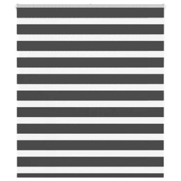 ROLETA ZEBRA CZARNA SZEROKOŚĆ TKANINY 115,9CM POLIESTER