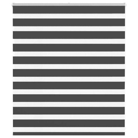 ROLETA ZEBRA CZARNA SZEROKOŚĆ TKANINY 115,9CM POLIESTER