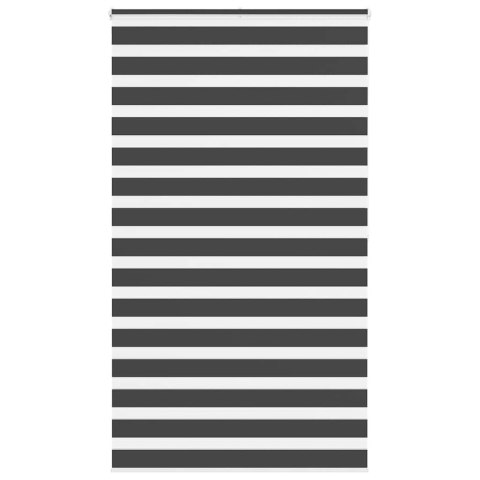 ROLETA ZEBRA CZARNA SZEROKOŚĆ TKANINY 120,9CM POLIESTER