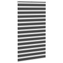 ROLETA ZEBRA CZARNA SZEROKOŚĆ TKANINY 120,9CM POLIESTER