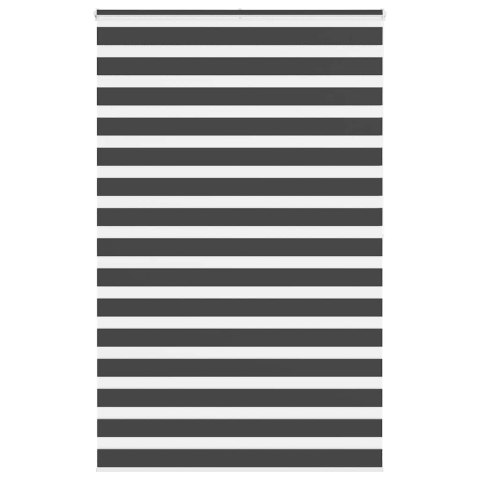 ROLETA ZEBRA CZARNA SZEROKOŚĆ TKANINY 140,9CM POLIESTER