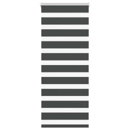 ROLETA ZEBRA CZARNA SZEROKOŚĆ TKANINY 50,9CM POLIESTER