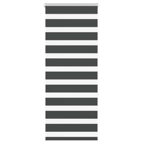 ROLETA ZEBRA CZARNA SZEROKOŚĆ TKANINY 50,9CM POLIESTER