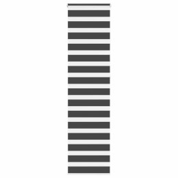 ROLETA ZEBRA CZARNA SZEROKOŚĆ TKANINY 55,9CM POLIESTER