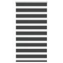 ROLETA ZEBRA CZARNA SZEROKOŚĆ TKANINY 70,9CM POLIESTER
