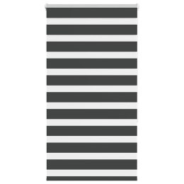 ROLETA ZEBRA CZARNA SZEROKOŚĆ TKANINY 70,9CM POLIESTER