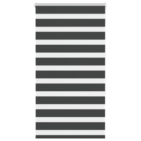 ROLETA ZEBRA CZARNA SZEROKOŚĆ TKANINY 70,9CM POLIESTER