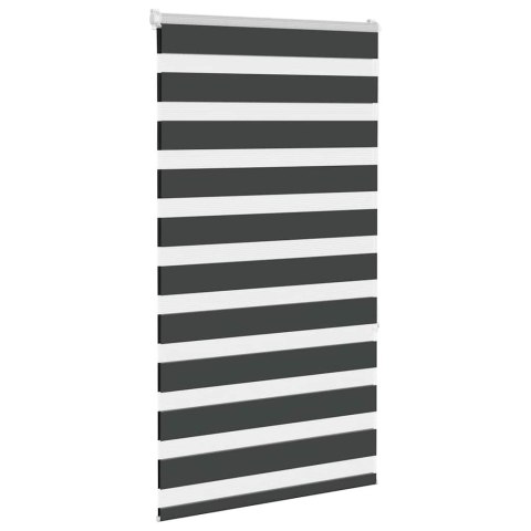 ROLETA ZEBRA CZARNA SZEROKOŚĆ TKANINY 70,9CM POLIESTER