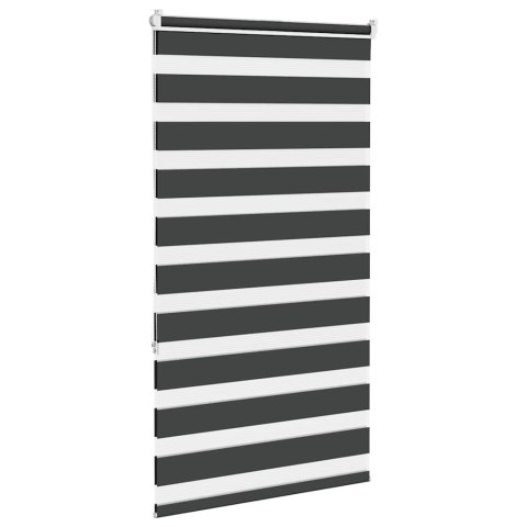 ROLETA ZEBRA CZARNA SZEROKOŚĆ TKANINY 70,9CM POLIESTER