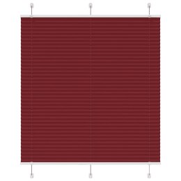ROLETA PLISOWANA BORDOWY CZERWONY 115X150CM SZEROKOŚĆ TKANINY