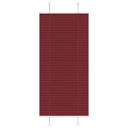 ROLETA PLISOWANA BORDOWY CZERWONY 55X150 CM SZEROKOŚĆ TKANINY