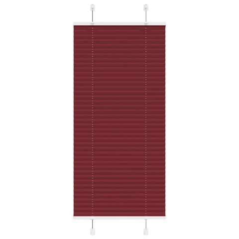 ROLETA PLISOWANA BORDOWY CZERWONY 55X150 CM SZEROKOŚĆ TKANINY