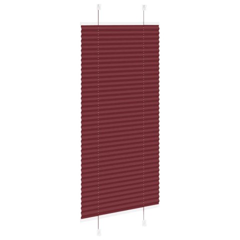 ROLETA PLISOWANA BORDOWY CZERWONY 55X150 CM SZEROKOŚĆ TKANINY