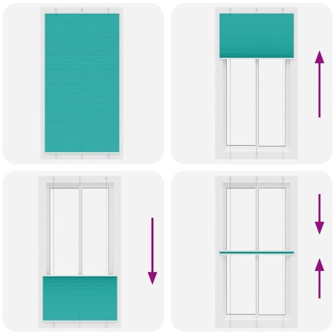 ROLETA PLISOWANA ZIELONY BENZYNA 105X200CM SZEROKOŚĆ TKANINY