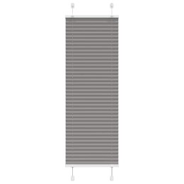 ROLETA PLISOWANA ANTRACYTOWA 40X100CM SZEROKOŚĆ TKANINY 39,4CM