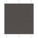 ROLETA PLISOWANA CZARNA 120X100CM SZEROKOŚĆ TKANINY 119,4CM