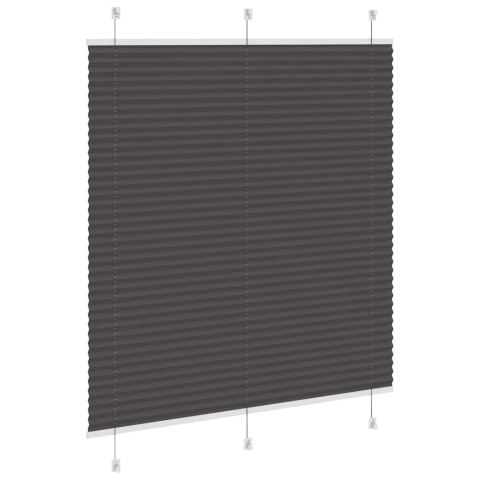 ROLETA PLISOWANA CZARNA 120X100CM SZEROKOŚĆ TKANINY 119,4CM