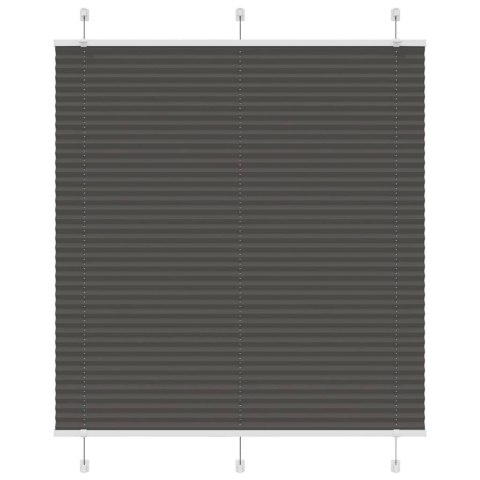 ROLETA PLISOWANA CZARNA 120X150CM SZEROKOŚĆ TKANINY 119,4CM