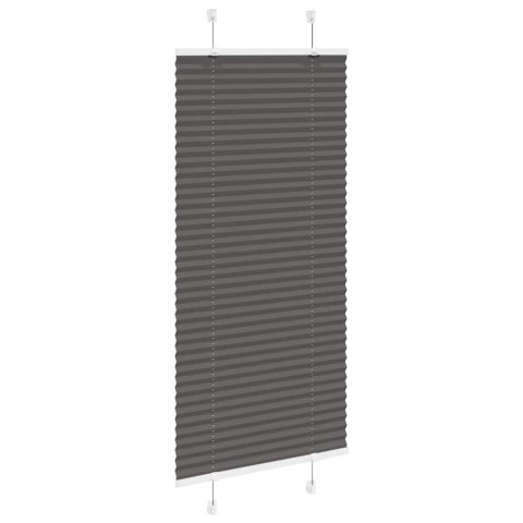 ROLETA PLISOWANA CZARNA 60X100CM SZEROKOŚĆ TKANINY 59,4CM
