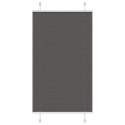 ROLETA PLISOWANA CZARNA 80X150CM SZEROKOŚĆ TKANINY 79,4CM