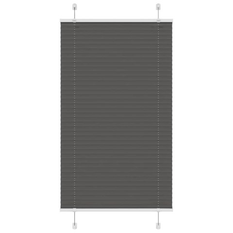 ROLETA PLISOWANA CZARNA 80X150CM SZEROKOŚĆ TKANINY 79,4CM