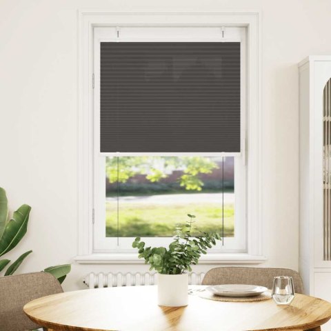 ROLETA PLISOWANA CZARNA 80X150CM SZEROKOŚĆ TKANINY 79,4CM