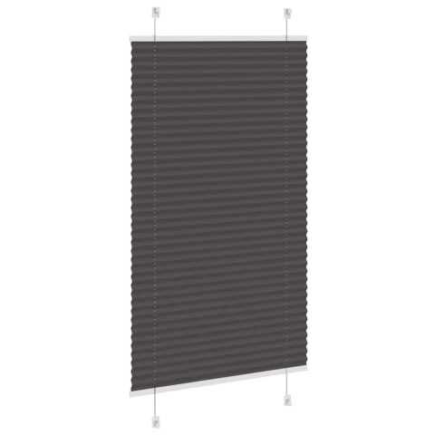 ROLETA PLISOWANA CZARNA 80X150CM SZEROKOŚĆ TKANINY 79,4CM